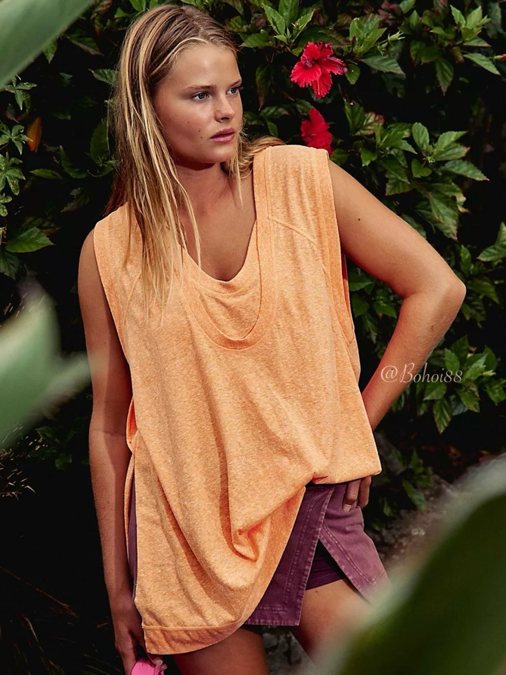 NEW Free People Try Me Triblend Tank Top